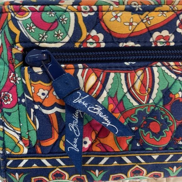 Vera Bradley Turn Lock Wallet Venetian Paisley Retired Hard to Find - Picture 3 of 12